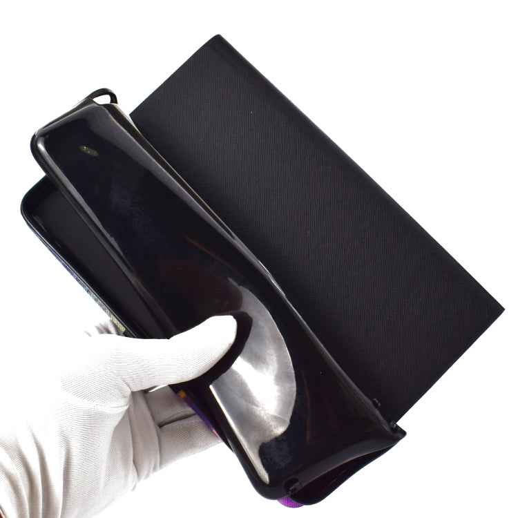 Coloured Drawing Pattern Horizontal Flip Leather Case with Holder & Card Slot & Sleep / Wake-up Function