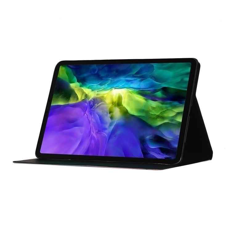 Coloured Drawing Pattern Horizontal Flip Leather Case with Holder & Card Slot & Sleep / Wake-up Function