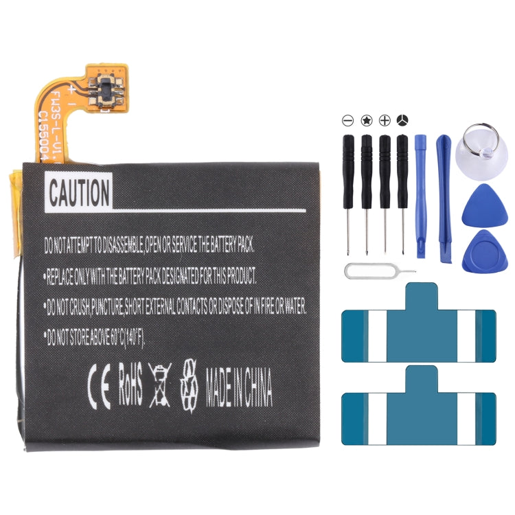 Batería de repuesto para Samsung Gear Live SM-R382 300 mAh EB-BR382ABE, para SONY Smart Watch 3, para HUAMI AMAZFIT GTS 2/GTS 2 Mini, para Amazfit GTR 2/2E, para Huawei GT2 Pro, para Huawei GS PRO, para Samsung Galaxy Buds Pro...