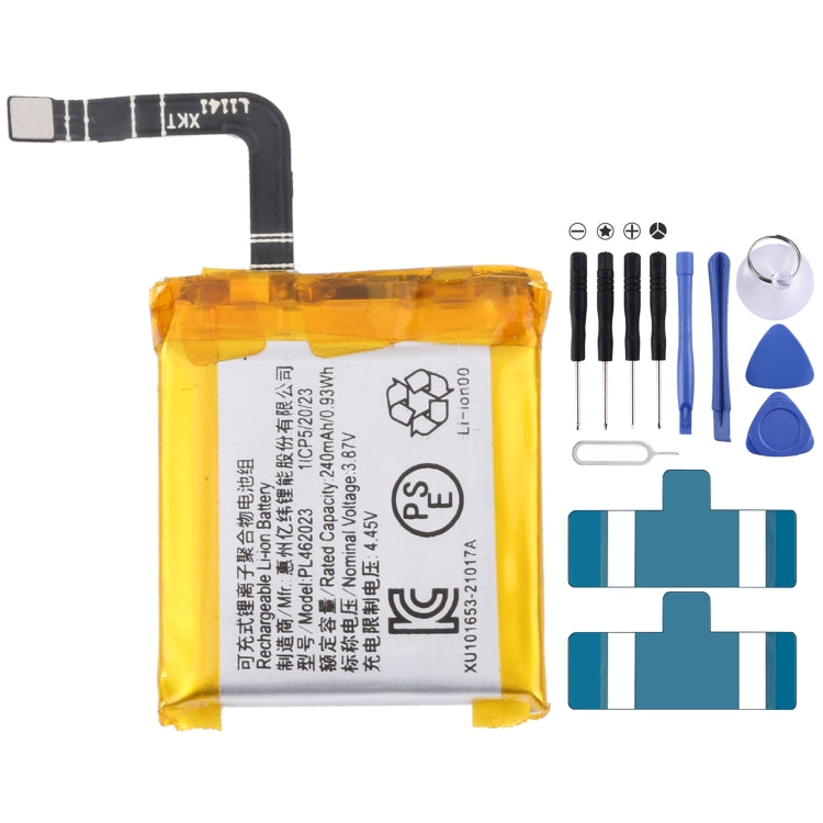 Batería de repuesto para Samsung Gear Live SM-R382 300 mAh EB-BR382ABE, para SONY Smart Watch 3, para HUAMI AMAZFIT GTS 2/GTS 2 Mini, para Amazfit GTR 2/2E, para Huawei GT2 Pro, para Huawei GS PRO, para Samsung Galaxy Buds Pro...
