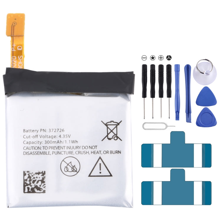 Batería de repuesto para Samsung Gear Live SM-R382 300 mAh EB-BR382ABE, para SONY Smart Watch 3, para HUAMI AMAZFIT GTS 2/GTS 2 Mini, para Amazfit GTR 2/2E, para Huawei GT2 Pro, para Huawei GS PRO, para Samsung Galaxy Buds Pro...