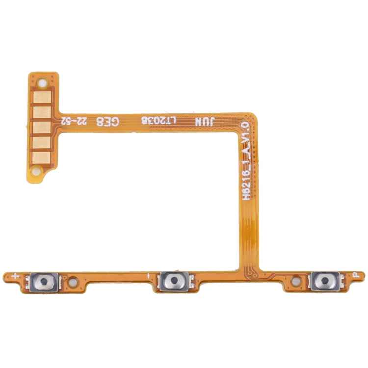OEM Power Button & Volume Button Flex Cable, For Tecno Spark 8C / Spark Go 2022, For Tecno Pova Neo LE6, For Tecno Camon 18i CG6, For Infinix Hot 11 Play, For Infinix Note 10 X693, For Itel P33 Plus, For Tecno Spark Go 2020 / Spark 6 Go, For Itel P37 P...