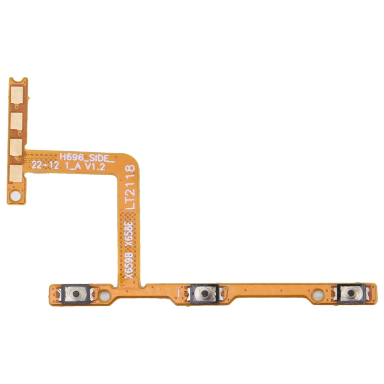 For Infinix Hot 10 Play/Smart 5 India OEM Power Button & Volume Button Flex Cable, For Tecno Spark 8C / Spark Go 2022, For Tecno Pova Neo LE6, For Tecno Camon 18i CG6, For Infinix Hot 11 Play, For Infinix Note 10 X693, For Tecno Spark Go 2020 / Spark 6...