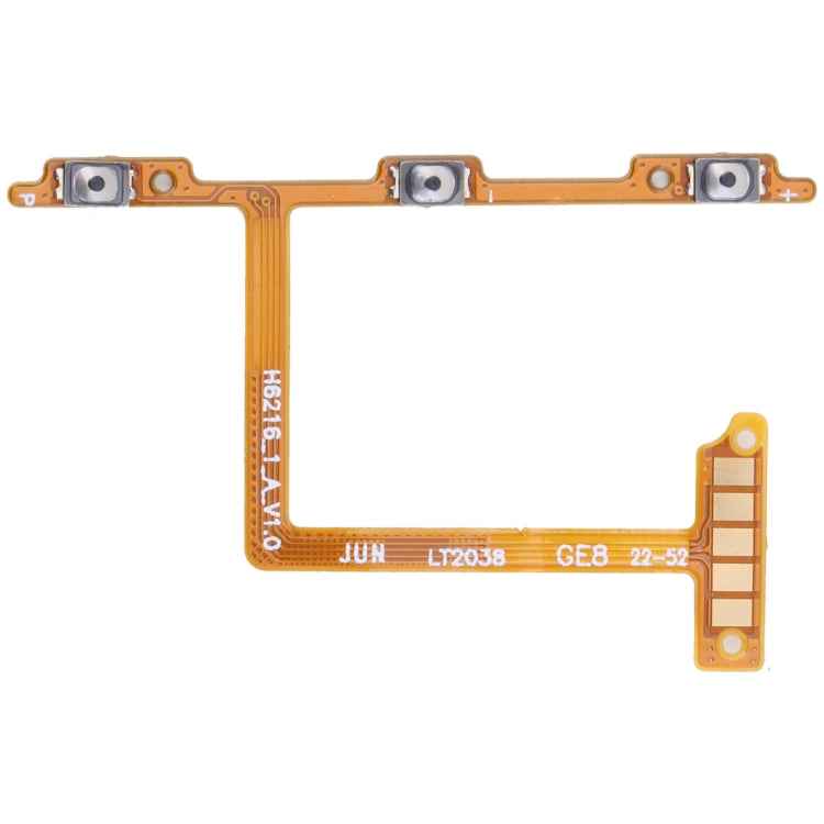 OEM Power Button & Volume Button Flex Cable, For Tecno Spark 8C / Spark Go 2022, For Tecno Pova Neo LE6, For Tecno Camon 18i CG6, For Infinix Hot 11 Play, For Infinix Note 10 X693, For Itel P33 Plus, For Tecno Spark Go 2020 / Spark 6 Go, For Itel P37 P...