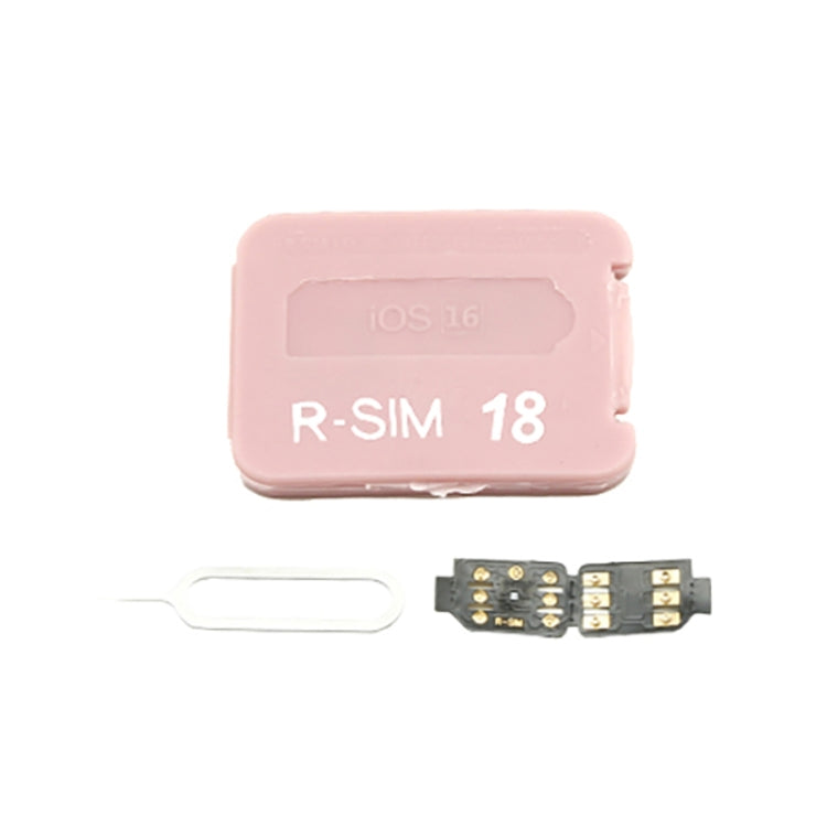 Tarjeta de desbloqueo universal 5G con tarjeta R-SIM 18+ que convierte un dispositivo bloqueado en uno desbloqueado con sistema iOS16.