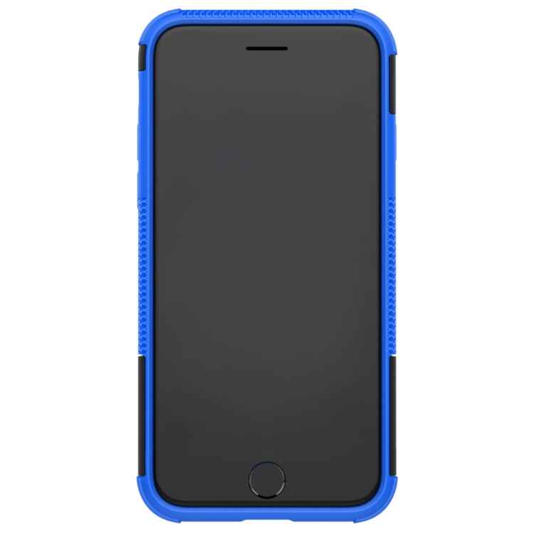 Tire Texture Shockproof TPU+PC Protective Case with Holder, For iPhone SE 2022 / SE 2020, For Galaxy M30s