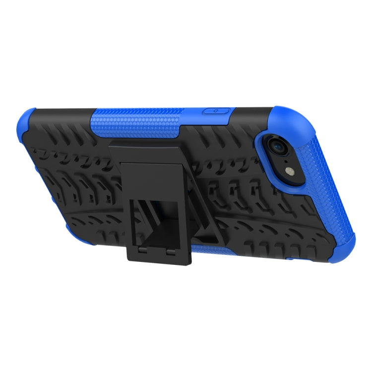Tire Texture Shockproof TPU+PC Protective Case with Holder