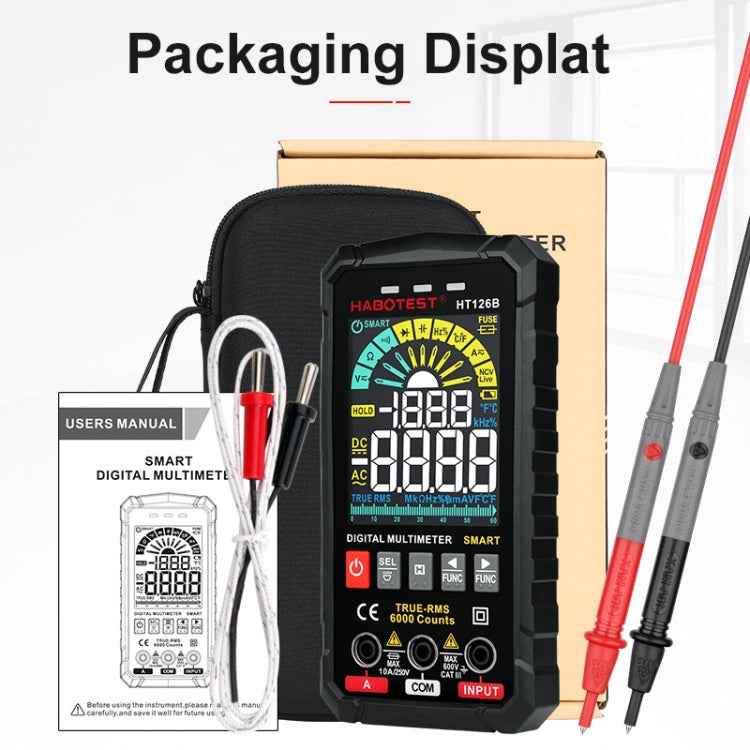 HABOTEST HT126B Digital High Precision Mini Multimeter