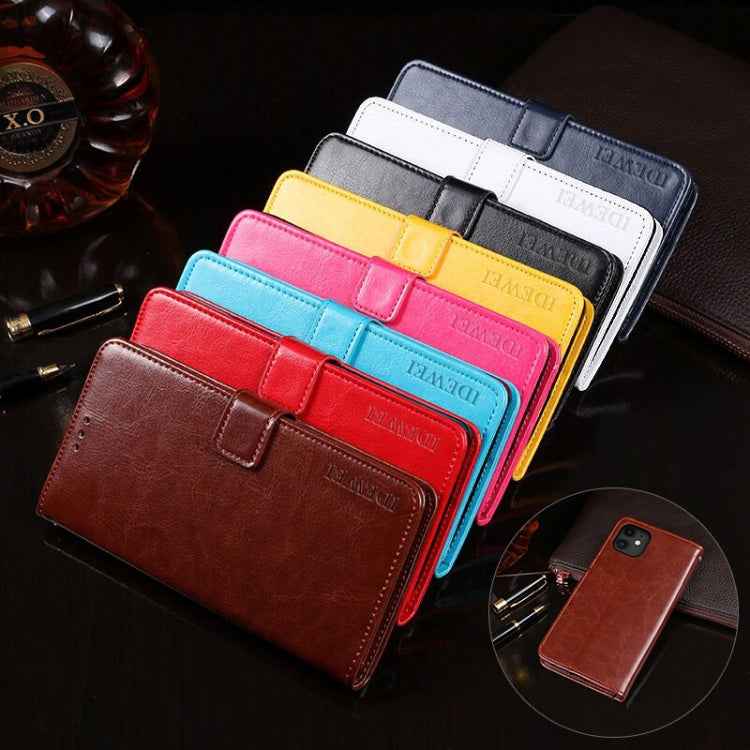 idewei Crazy Horse Texture Horizontal Flip Leather Case with Holder & Card Slots & Wallet, For iPhone 11, For iPhone 11 Pro, For iPhone 11 Pro Max, For iPhone X, For iPhone XR, For iPhone XS Max