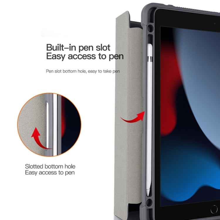 3-fold TPU Acrylic PC Smart Leather Tablet Case For iPad Pro 11 2018 / 2020 / 2021 / Air 10.9 2020 / Air 10.9 2022