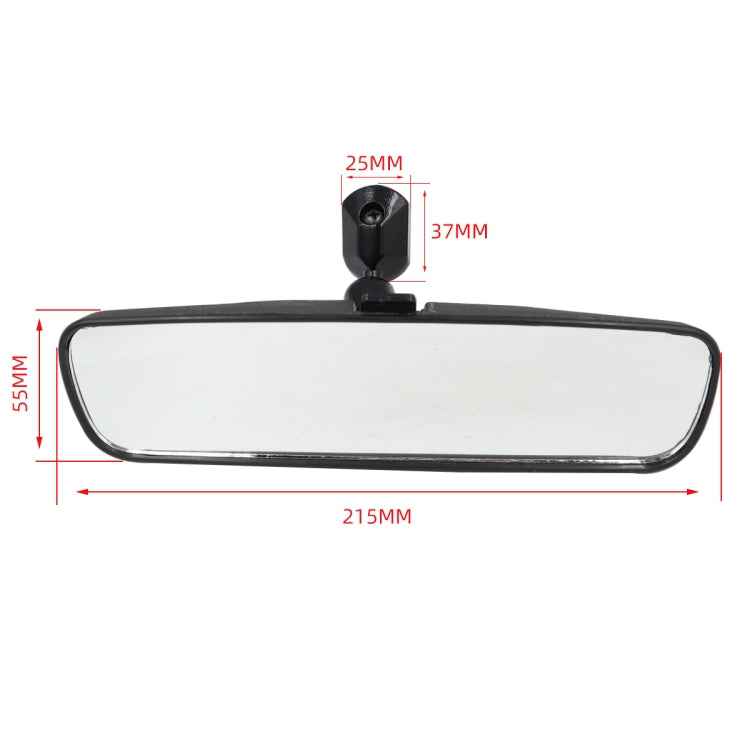 8 inch Car Modified Large Field View Reflective Auxiliary Rearview Mirror