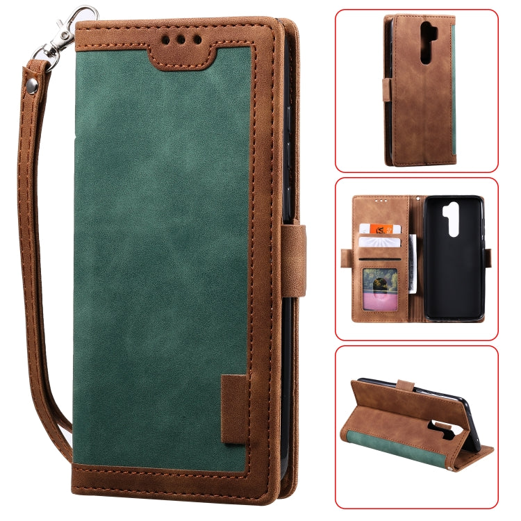 Retro Splicing Horizontal Flip Leather Case with Card Slots & Holder & Wallet, For iPhone SE 2022 / SE 2020 / 8 / 7, For Xiaomi Redmi Note 8 Pro
