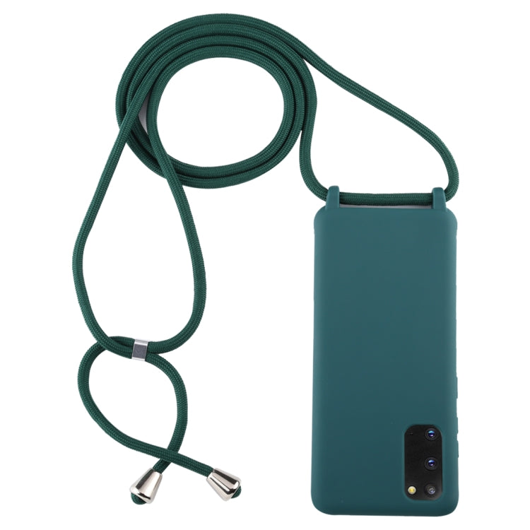 Candy Color TPU Protective Case with Lanyard