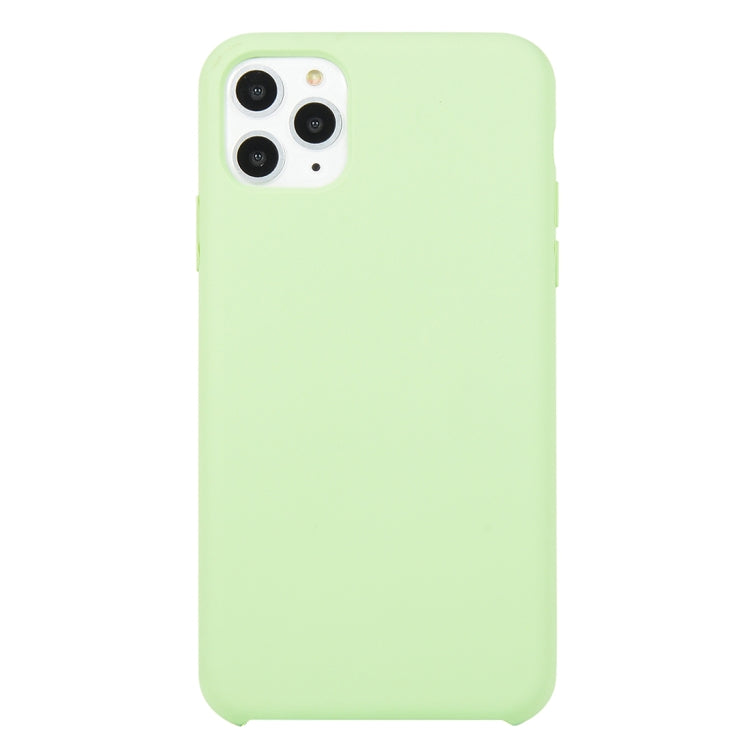 For iPhone 11 Solid Color Solid Silicone Shockproof Case (Hibiscus Pink), For iPhone 11 Pro