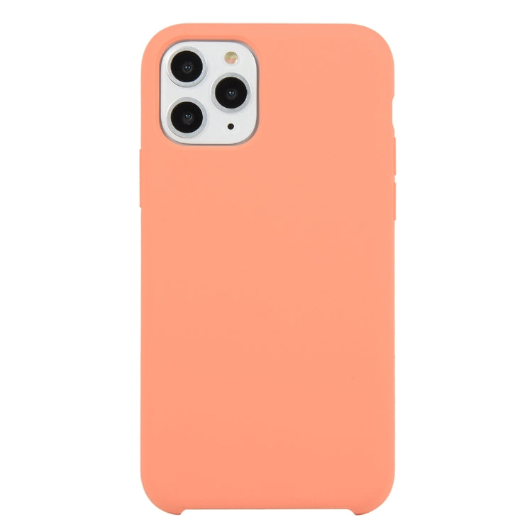 For iPhone 11 Solid Color Solid Silicone Shockproof Case (Hibiscus Pink), For iPhone 11 Pro Max