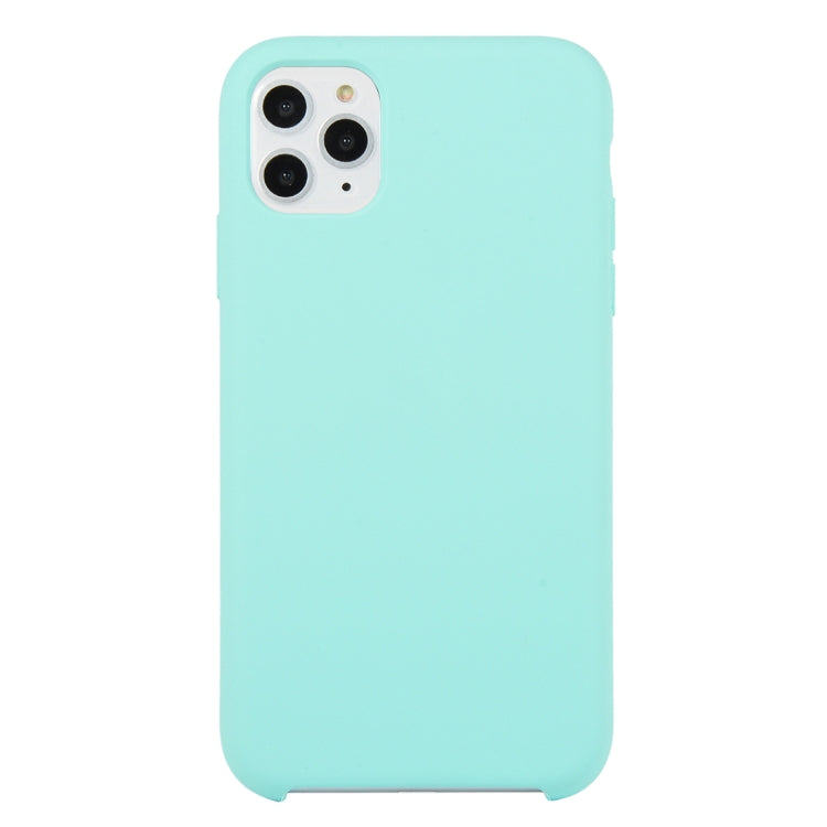 For iPhone 11 Solid Color Solid Silicone Shockproof Case (Hibiscus Pink), For iPhone 11 Pro Max