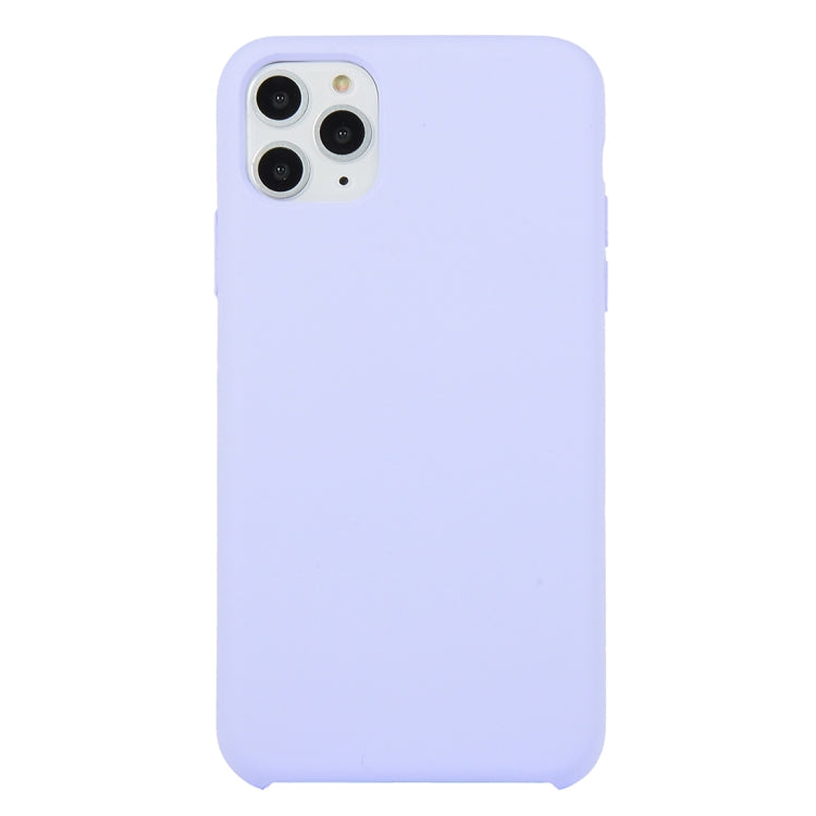 For iPhone 11 Solid Color Solid Silicone Shockproof Case (Hibiscus Pink), For iPhone 11 Pro Max