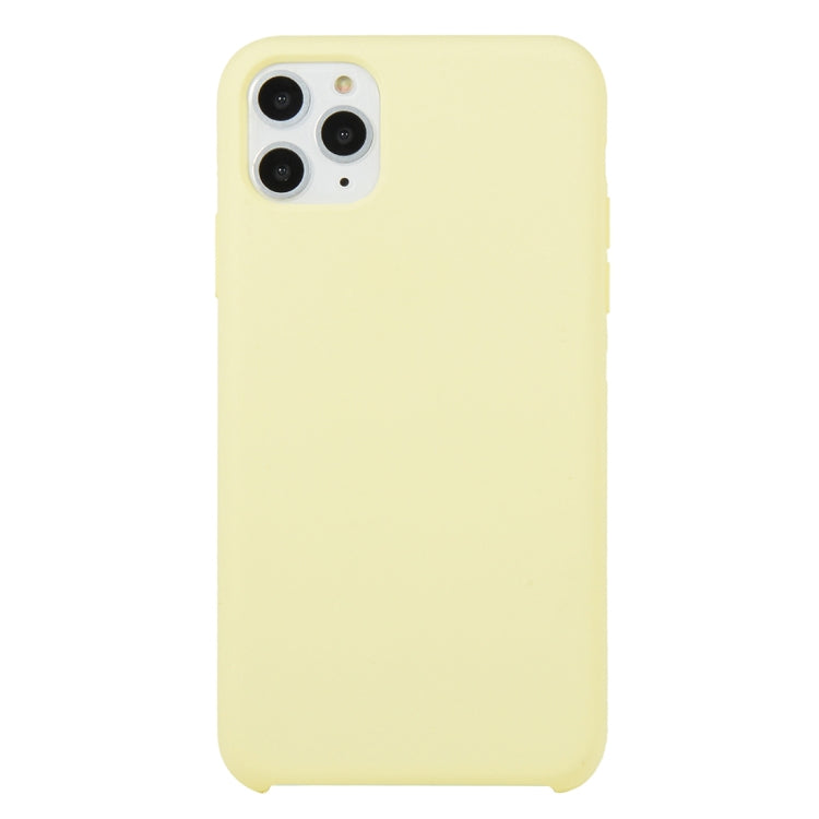 For iPhone 11 Solid Color Solid Silicone Shockproof Case (Hibiscus Pink), For iPhone 11 Pro Max