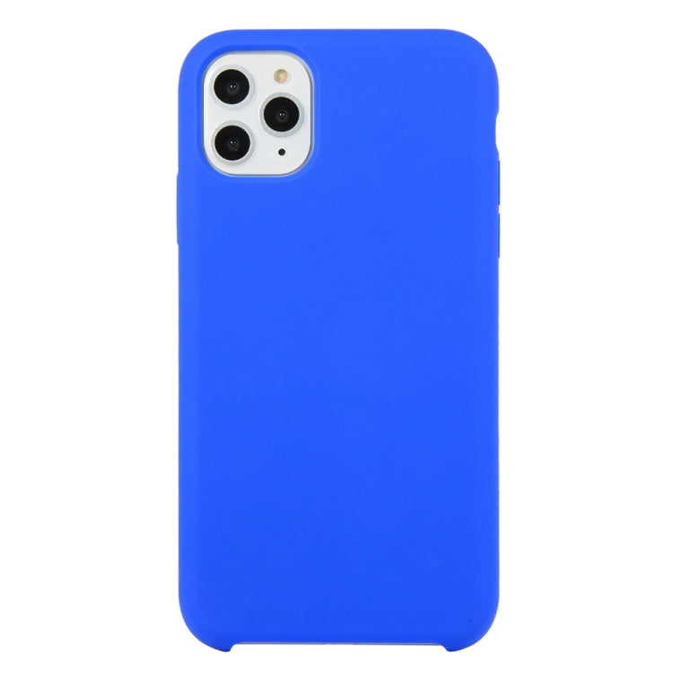 For iPhone 11 Solid Color Solid Silicone Shockproof Case (Hibiscus Pink), For iPhone 11 Pro Max
