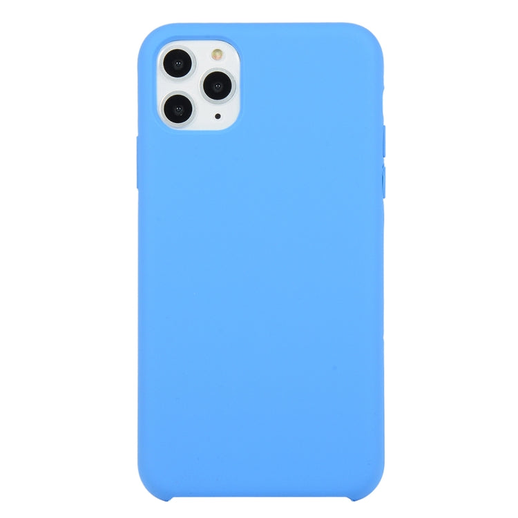 For iPhone 11 Solid Color Solid Silicone Shockproof Case (Hibiscus Pink), For iPhone 11 Pro Max