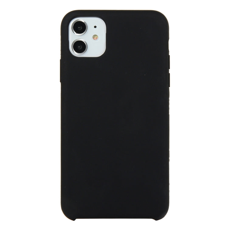 For iPhone 11 Solid Color Solid Silicone Shockproof Case (Hibiscus Pink), For iPhone 11