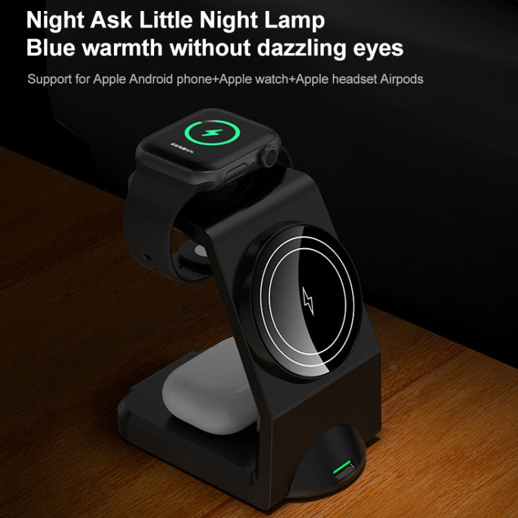 Cargador inalámbrico magnético multifunción WT-158, multifunción