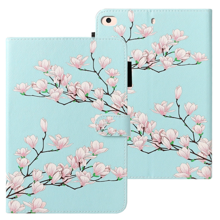 Cross Texture Painted Horizontal Leather Case with Sleep / Wake-up Function & Card Slot & Holder & Wallet