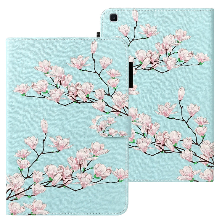 Cross Texture Painted Horizontal Leather Case with Sleep / Wake-up Function & Card Slot & Holder & Wallet