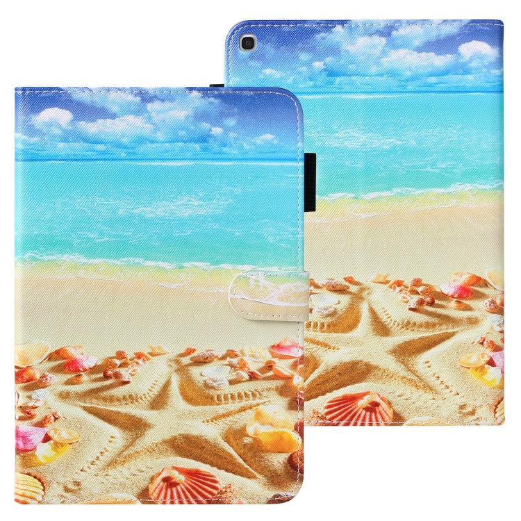 Cross Texture Painted Horizontal Leather Case with Sleep / Wake-up Function & Card Slot & Holder & Wallet