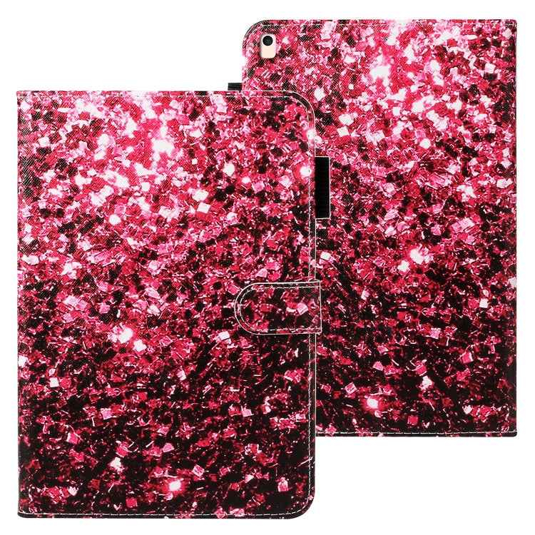 Cross Texture Painted Horizontal Leather Case with Sleep / Wake-up Function & Card Slot & Holder & Wallet