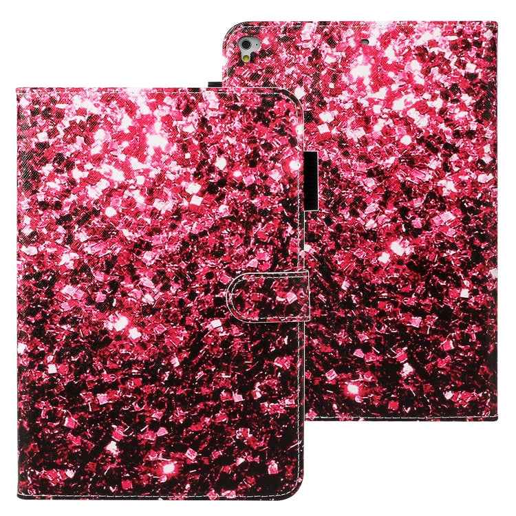 Cross Texture Painted Horizontal Leather Case with Sleep / Wake-up Function & Card Slot & Holder & Wallet