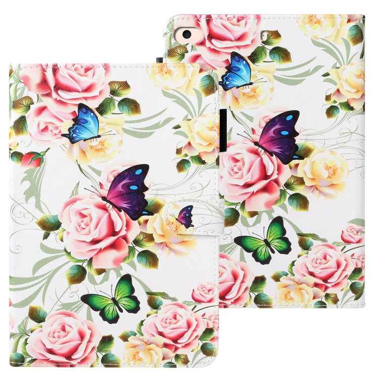 Cross Texture Painted Horizontal Leather Case with Sleep / Wake-up Function & Card Slot & Holder & Wallet