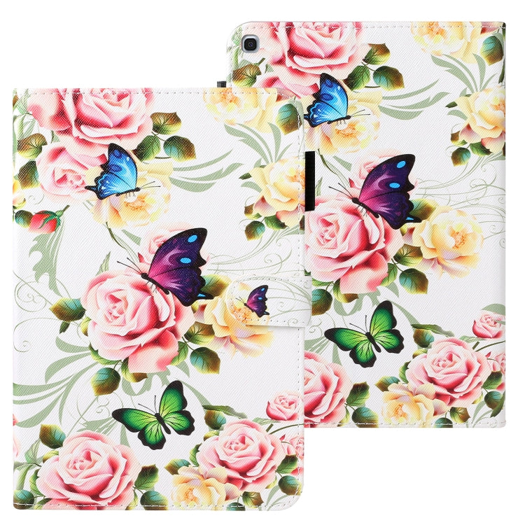 Cross Texture Painted Horizontal Leather Case with Sleep / Wake-up Function & Card Slot & Holder & Wallet