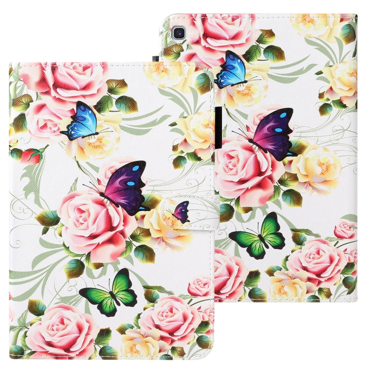 Cross Texture Painted Horizontal Leather Case with Sleep / Wake-up Function & Card Slot & Holder & Wallet