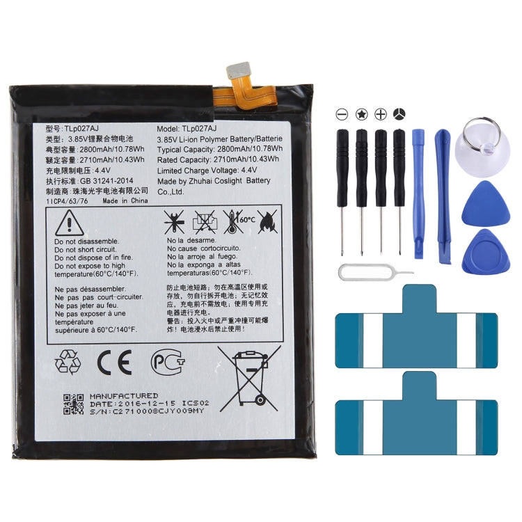 300mAh Battery Replacement, For Alcatel JOY TAB 2 9032Z, For Alcatel Joy Tab 9029Z, For Alcatel One Touch Pixi 3 Tab 7.0 LTE 4G, For Alcatel OneTouch EVO 7 HD E710, For Alcatel 3L 2020 5029D, For Alcatel T790H T790S, For Alcatel One Touch Idol 4S OT-60...