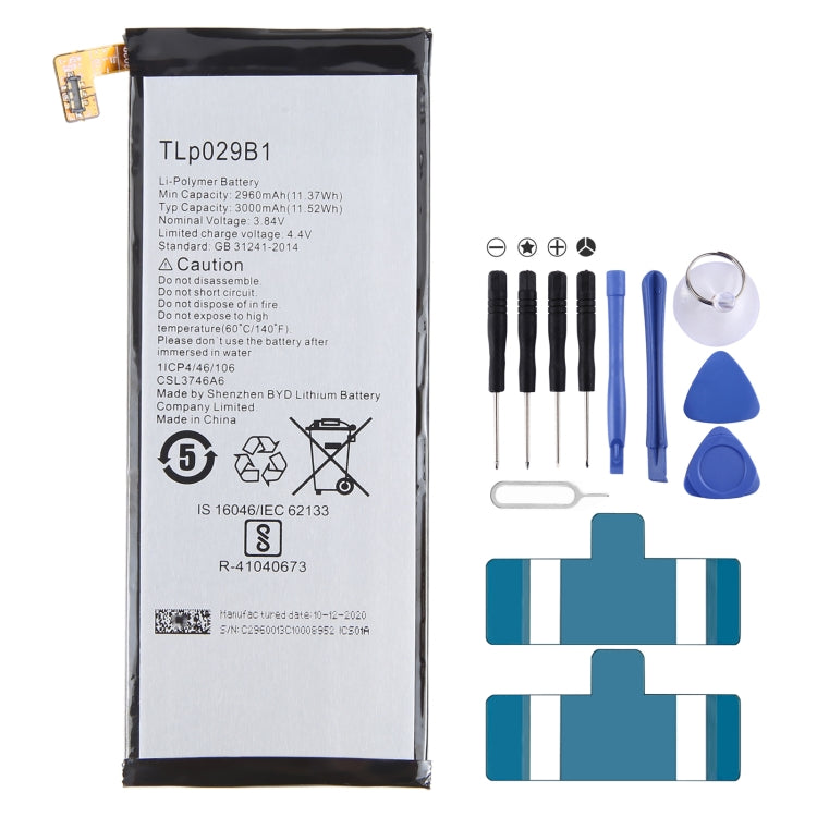 300mAh Battery Replacement, For Alcatel JOY TAB 2 9032Z, For Alcatel Joy Tab 9029Z, For Alcatel One Touch Pixi 3 Tab 7.0 LTE 4G, For Alcatel OneTouch EVO 7 HD E710, For Alcatel 3L 2020 5029D, For Alcatel T790H T790S, For Alcatel One Touch Idol 4S OT-60...