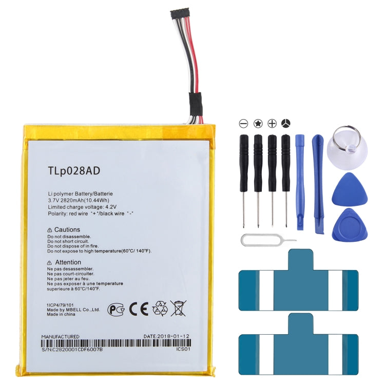300mAh Battery Replacement, For Alcatel JOY TAB 2 9032Z, For Alcatel Joy Tab 9029Z, For Alcatel One Touch Pixi 3 Tab 7.0 LTE 4G, For Alcatel OneTouch EVO 7 HD E710, For Alcatel 3L 2020 5029D, For Alcatel T790H T790S, For Alcatel One Touch Idol 4S OT-60...