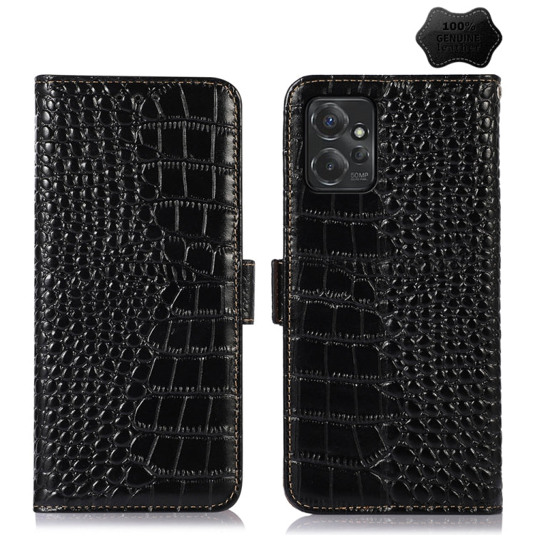 Crocodile Top Layer Cowhide Leather Phone Case, For Motorola Edge 50 Global, For Motorola Edge 50 Neo, For Motorola Moto G04 / G24, For Motorola Moto G34, For Motorola Moto G14 4G, For Motorola Moto G Power 2023