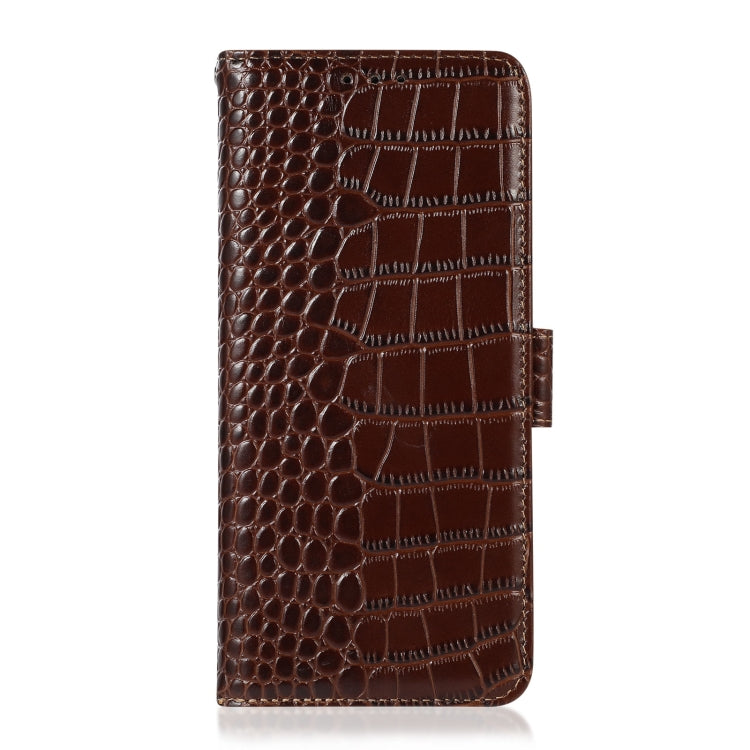 Crocodile Top Layer Cowhide Leather Phone Case, For Motorola Edge 50 Global, For Motorola Edge 50 Neo, For Motorola Moto G04 / G24, For Motorola Moto G34, For Motorola Moto G14 4G, For Motorola Moto G Power 2023