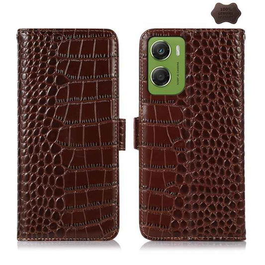 Crocodile Top Layer Cowhide Leather Phone Case