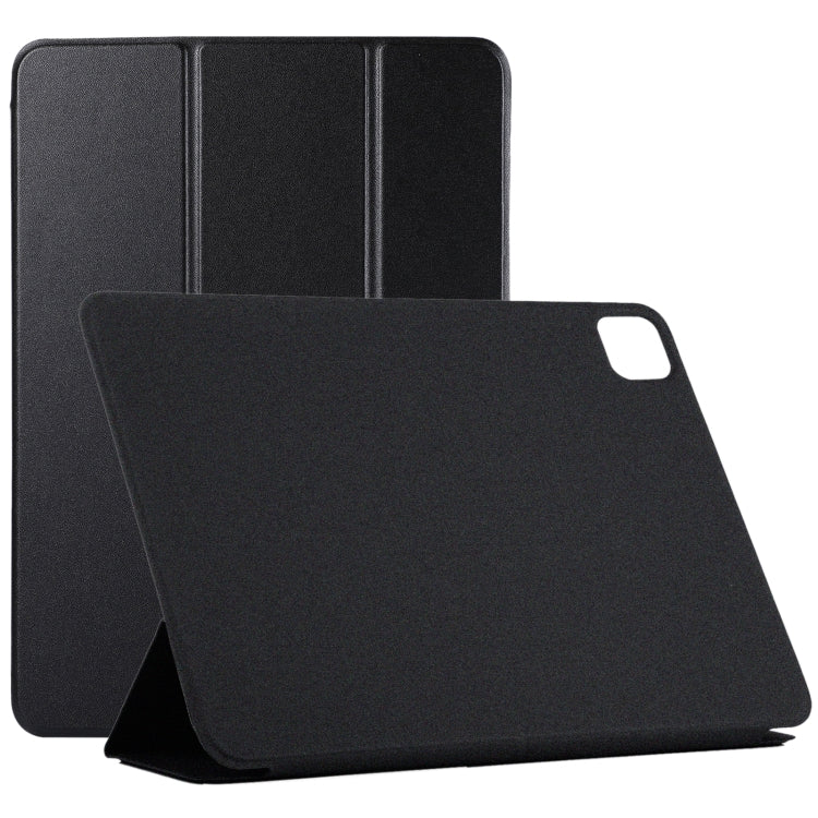 Non-buckle Double-sided Magnetic Flip Leather Tablet Case With Holder & Sleep / Wake-up Function