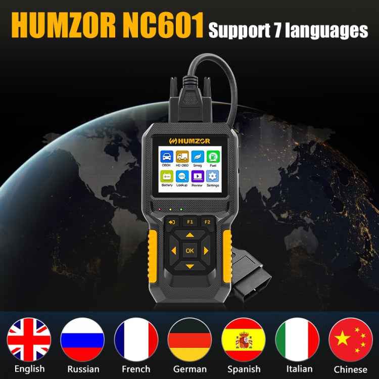 HUMZOR NC601 Car and Truck OBD2 Scan Tool Diagnostic Tool, NC601