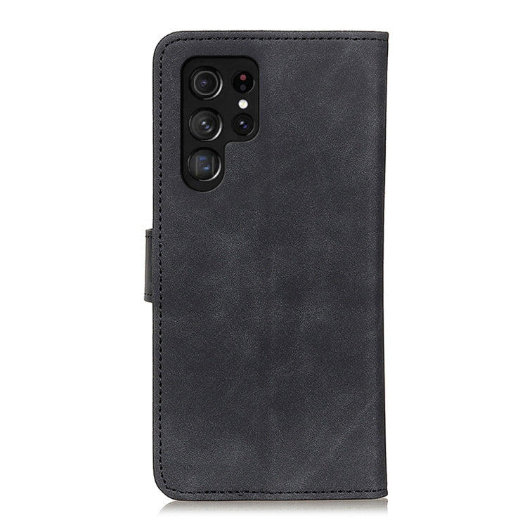KHAZNEH Retro Texture Horizontal Flip Leather Phone Case, For Samsung Galaxy S24 Ultra