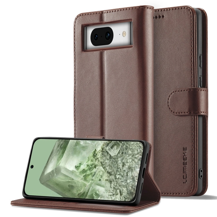 LC.IMEEKE Calf Texture Flip Leather Phone Case