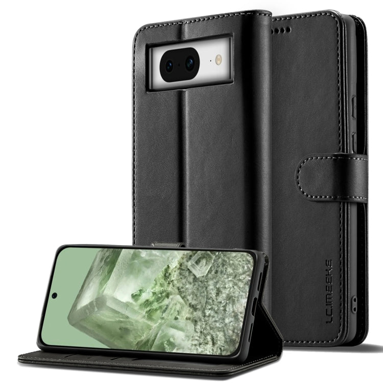 LC.IMEEKE Calf Texture Flip Leather Phone Case