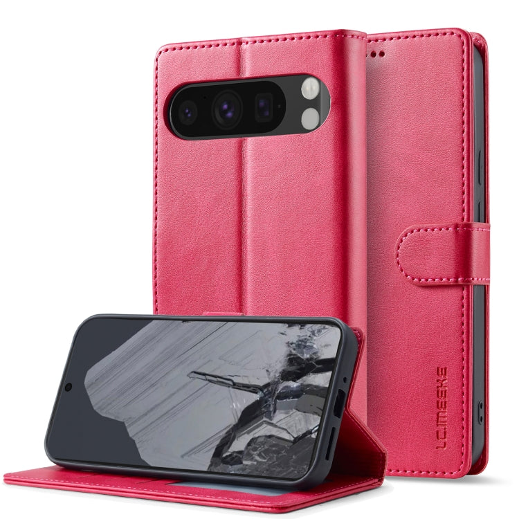 LC.IMEEKE Calf Texture Flip Leather Phone Case
