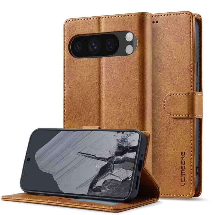 LC.IMEEKE Calf Texture Flip Leather Phone Case