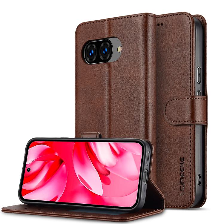 LC.IMEEKE Calf Texture Flip Leather Phone Case