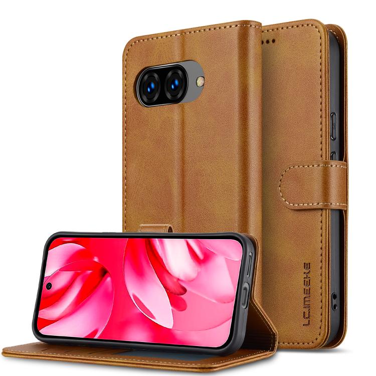 LC.IMEEKE Calf Texture Flip Leather Phone Case