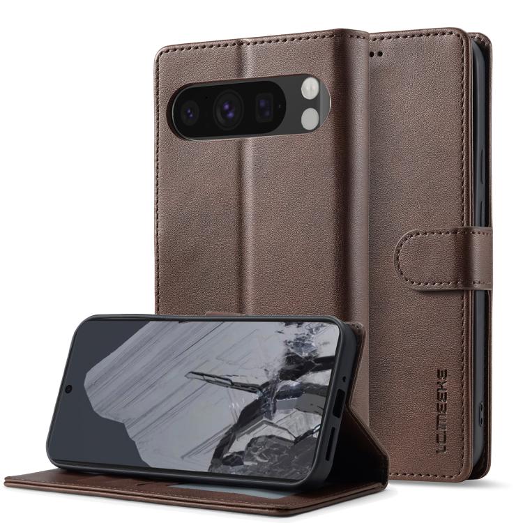 LC.IMEEKE Calf Texture Flip Leather Phone Case